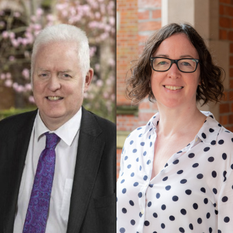 Headshots of Professor Mark Lawler and Dr Ethna McFerran